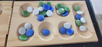 KINGOU Replacement Mancala Stones Mixed Colored Pebbles/Beads/Gems for Games