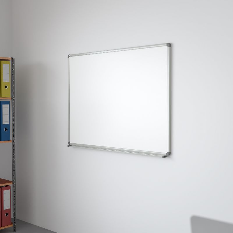 Flash Furniture 4' W x 3' H Magnetic Marker Board, 3 of 4