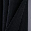 RT Designers Collection Lava Jacquard Grommet Curtain Panel Pair 36" x 84" Black - 3 of 4