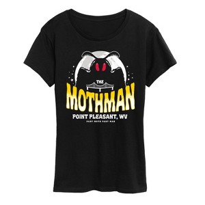Women's - Instant Message - The Mothman Short Sleeve Graphic T-Shirt - 1 of 4