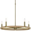 Minka Lavery Soft Brass Pendant Chandelier 26 3/4" Wide Farmhouse Natural Rope 5-Light Fixture for Dining Room House Foyer Kitchen - 4 of 4