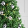9ct Christmas Long Tinsel Ball Ornament Set Silver - Wondershop™ - 2 of 3