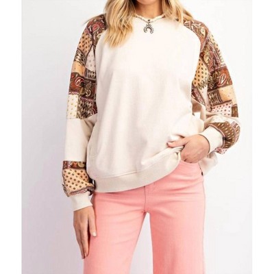 Women's Mixed Sleeves Top - Easel
