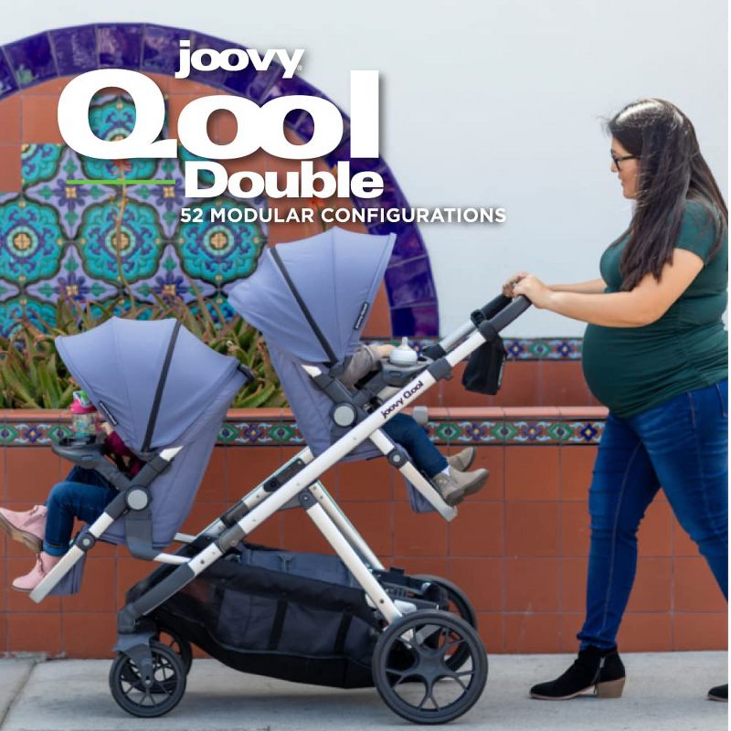 Joovy 2022 Qool Double Stroller Bundle,, 4 of 5