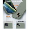 BONGEEK for iPhone 14 Case, Upgraded Silicone 14 Phone Case Shockproof Women Men Girl Protective Case - Calke Green - 3 of 4