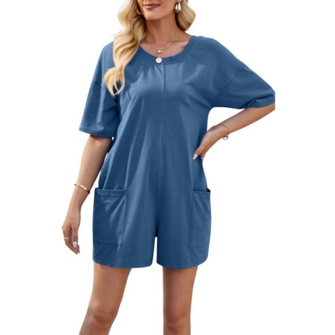 Women's Tee Jersey Romper - BUCKETLIST - image 1 of 2