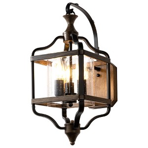 Bella Depot 14.6" Wood Wall Light - 1 of 4