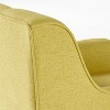 Okak Fabric Accent Chair Button-Tufted Club Chair with Comfy Upholstered Elegant Armchair with Birch Wood Legs for Living Room Bedroom - 3 of 4