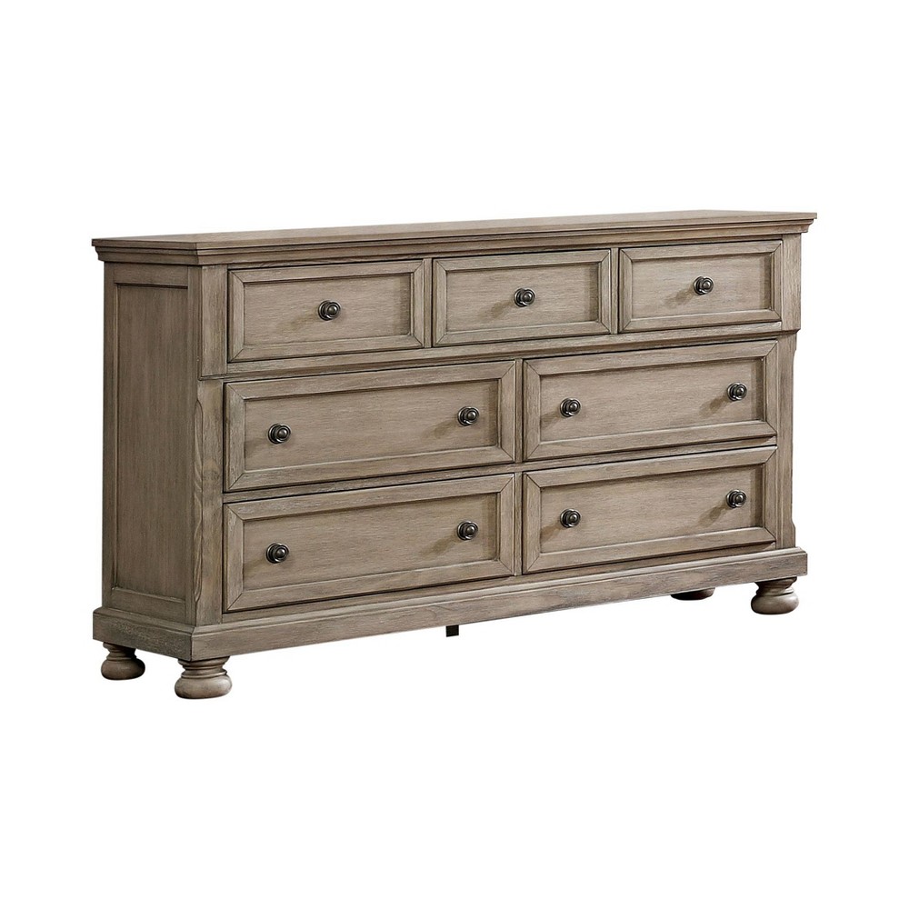 Photos - Dresser / Chests of Drawers 7 Earl Drawer Dresser Gray - HOMES: Inside + Out