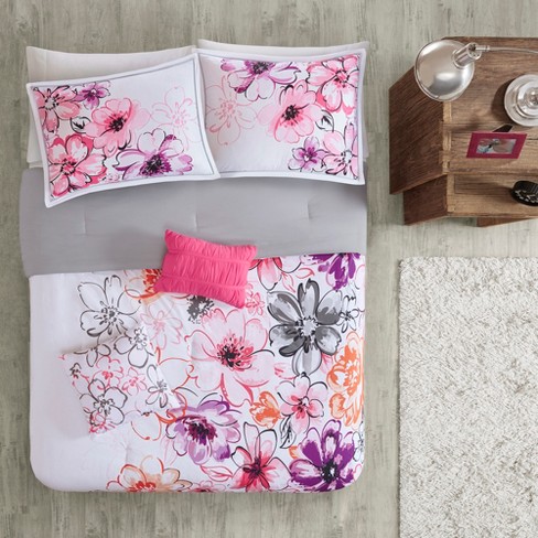 Pink Orange Skye Comforter Set King California King 5pc Target