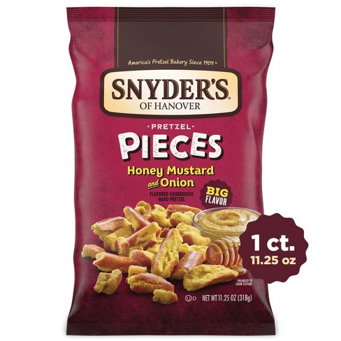 Snyder's Of Hanover Honey Mustard & Onion Pretzel Pieces - 12oz : Target