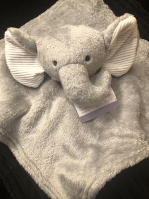 Lambs & Ivy Gray Elephant Soft Baby/child/toddler Plush Lovey Security ...