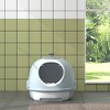 MaseiKar Covered Litter Box, Litter Box with a Lid, Scoop Enclosed Drawer & Skylight for Cats That's Easy to Clean - 2 of 4