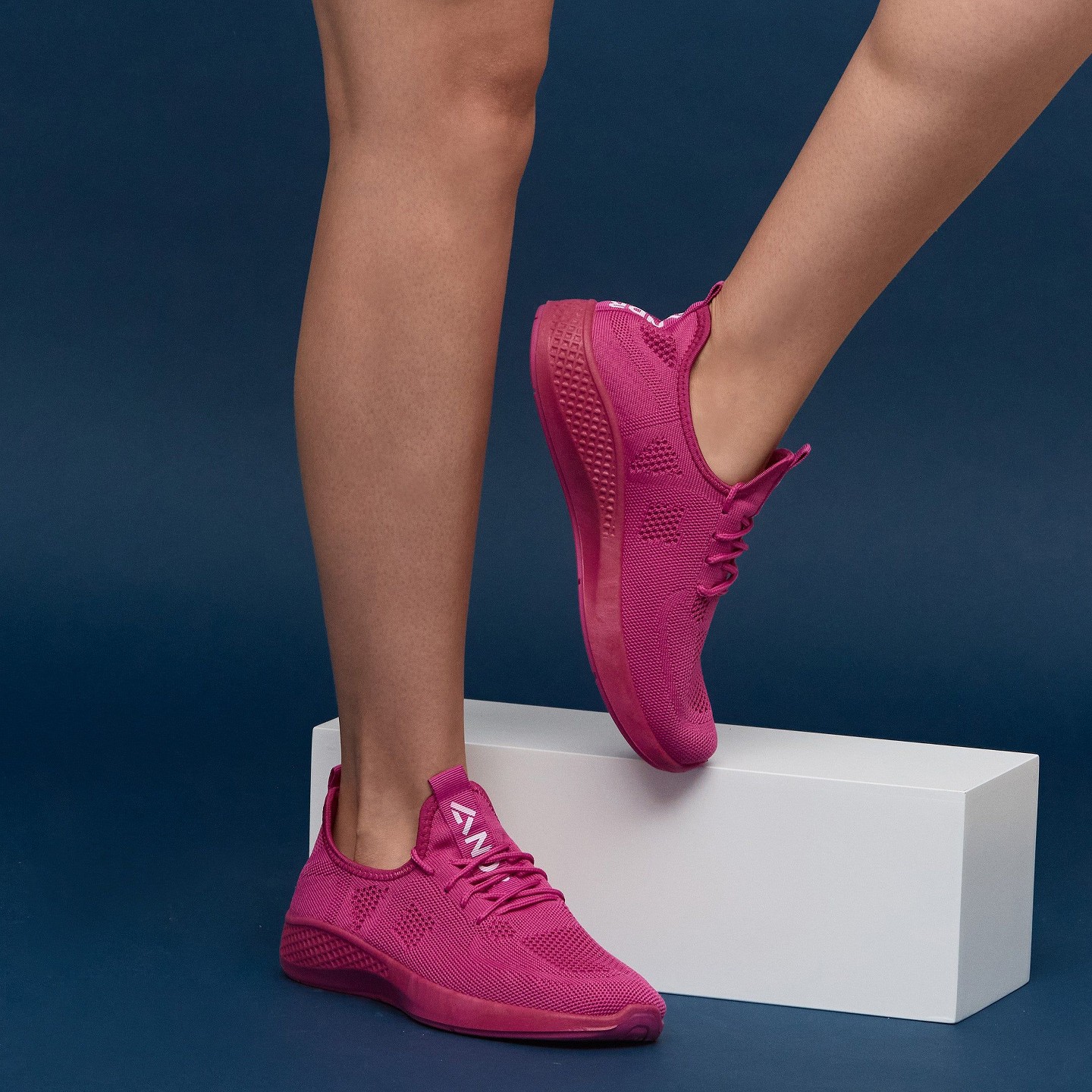 Женские кроссовки Andrea Casual Athletic Women Sneakers 34636 - Pink, 9, цвет: Розовый — фото 5