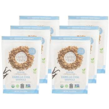 One Degree Organic Foods Sprouted Vanilla Chia Granola - Case of 6/11 oz