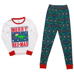 Prince Of Sleep Boys Printed Pajama Sets - Snug Fitting Cotton PJ Tops & Bottoms for Boys - 1 of 3