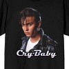 Cry-Baby (1990) Johnny Depp as Wade Walker Women's Black Short Sleeve Tee - 2 of 3