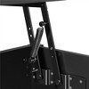 Yaheetech Wooden Lift Top Coffee Table with Hidden Compartment and 1 Open Shelf For Living Room - 4 of 4