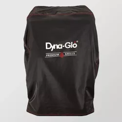 Dyna-Glo DG732ESC Water Resistant Heavy-Duty PVC Shell Premium Vertical Smoker Cover, Black