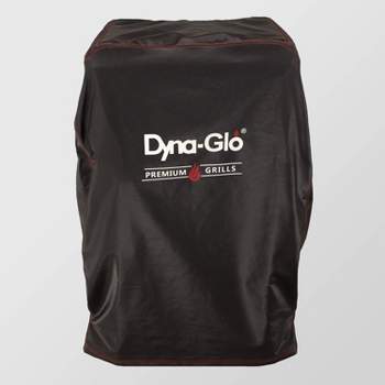 Dyna-Glo DG732ESC Water Resistant Heavy-Duty PVC Shell Premium Vertical Smoker Cover, Black
