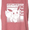 Women's Pokémon Eevee Graphic Racerback Tank - Heather Mauve - Small - 2 of 3