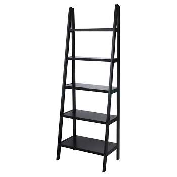 72" Shelf Ladder Bookcase - Flora Home