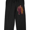 Godzilla vs. Kong Character Men's Black Sleep Pajama Pants - 2 of 3