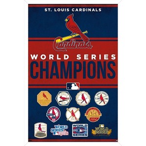 Trends International MLB St. Louis Cardinals - Champions 23 Framed Wall Poster Prints - 1 of 4
