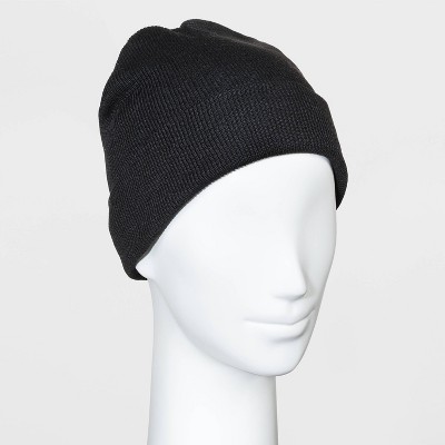 women's knit cap with brim