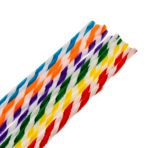 John Bead Fluffy Pipe Cleaners Chenille Stems for Art School Craft Supplies, 12in x 6mm Twist Mix 100 Pieces - 1 of 3