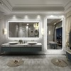 Apmir Super Bright Front & Back LED Lighted Anti-Fog Aluminum Alloy Framed Tempered Glass Bathroom/Vanity Mirror with ETL & 3-Year Warranty - 3 of 4