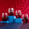 Spider-Man Spidey Sense Stemless Glass, 19oz set of 4 - 2 of 4