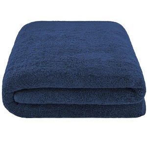 American Soft Linen 100% Cotton Turkish Oversized Bath Towel Sheet, 40x80 inches Extra Large Bath Towel Sheet - 1 of 4