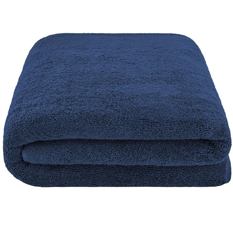 American Soft Linen 100% Cotton Oversized Bath Sheet, 40 in by 80 in Bath Towel Sheet, 1 of 10