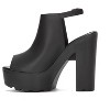 Andrea High Heel Platform Sandals 58491 - image 2 of 3