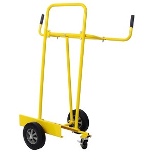NAYSAYE Steel Panel Cart Heavy Duty Drywall Sheet Dolly 1000lbs Capacity for Warehouse and Construction Use, Yellow, 45"*26.5"*51.5" - 1 of 4