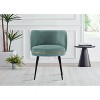 Kaya Modern Pleated Velvet Upholstered Dining Chair - Manhattan Comfort - 2 of 4