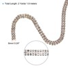 Unique Bargains DIY Bags Clothing Shoe Decoration Beaded Trim Rhinestone Chains - 2 of 4