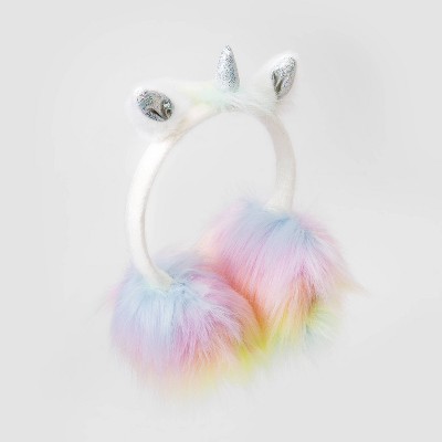 Girls' Unicorn Earmuff Hat - Cat & Jack™