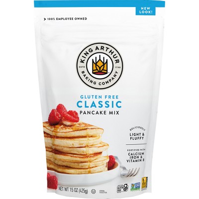 King Arthur Flour Gluten Free Pancake Mix - 15oz : Target