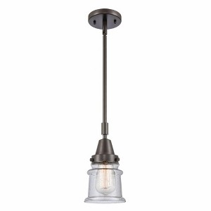 Canton - 1 Light Stem Hung Mini Pendant In Industrial Style-11.13 Inches Tall and 6.5 Inches Wide - 1 of 1