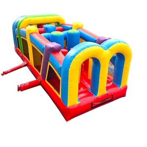 Pogo Bounce House Crossover Inflatable Obstacle Course NO Blower, 19.5 ft - 1 of 4