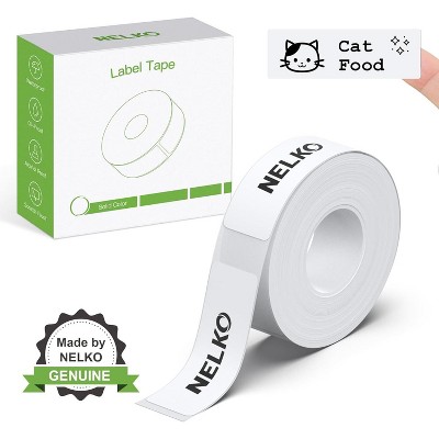 FLEXYVA P21 Label Maker Tape, 14x40mm (0.55"x1.57") Self-Adhesive Label Compatible with P21 Label Maker for Home/Office/School, 180 Labels/Roll, White