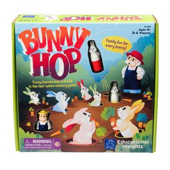 Educational Insights Bunny Hop: Memory & Color Recognition Preschool & Toddler Game, 2-4 Players, Ages 4+