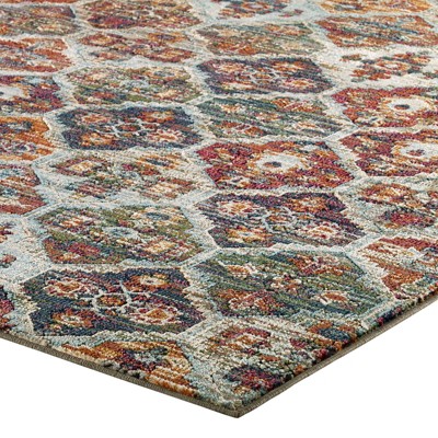 Azalea Multicolor Floral Synthetic 8' x 10' Area Rug