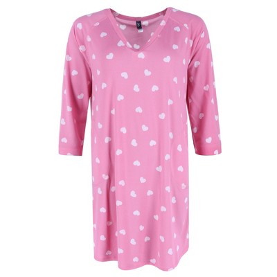 PJ Couture Women's Large Flower Pajama Sleep Shirt