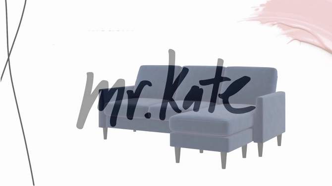 Winston Reversible Sofa Sectional Green Velvet - Mr. Kate, 2 of 15, play video