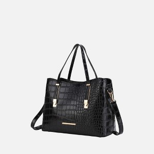 MKF Collection Aurelia Crocodile-Embossed Vegan Leather Women's Tote Stylish Shoulder Handbag by Mia K - 1 of 4