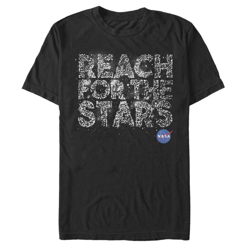 Men's NASA Reach For The Stars Bright Stars T-Shirt, 1 of 5
