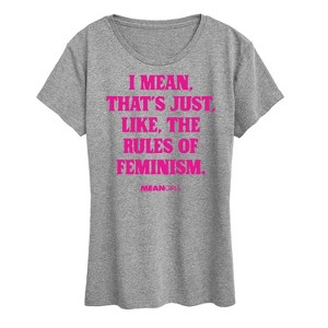 Women's - Mean Girls - Rules Of Feminism Short Sleeve Graphic T-Shirt - 1 of 4
